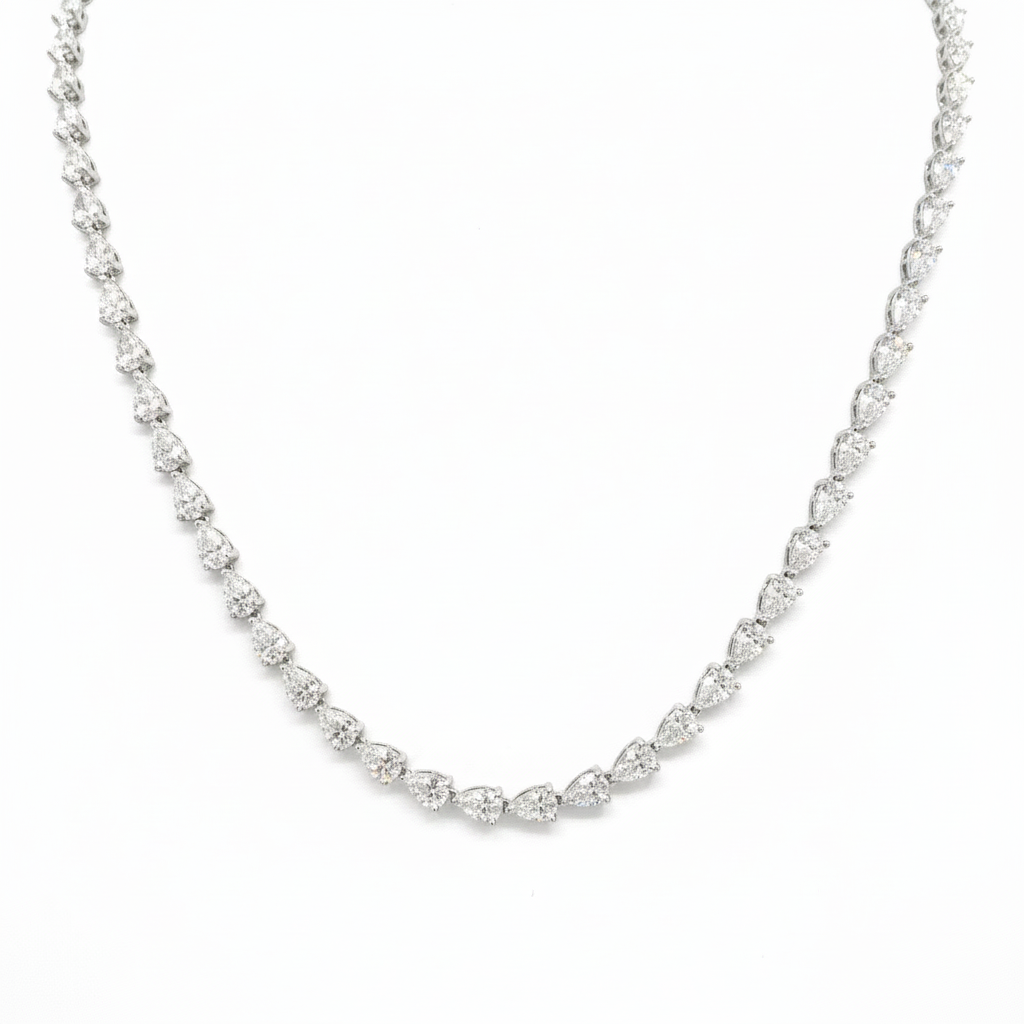 שרשרת טניס ציפוי 3X5MM-40CM
